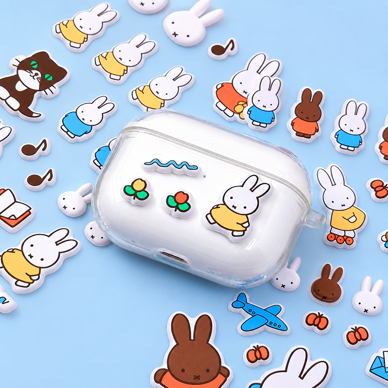 Miffy Cushion Stickers｜4 Varianter