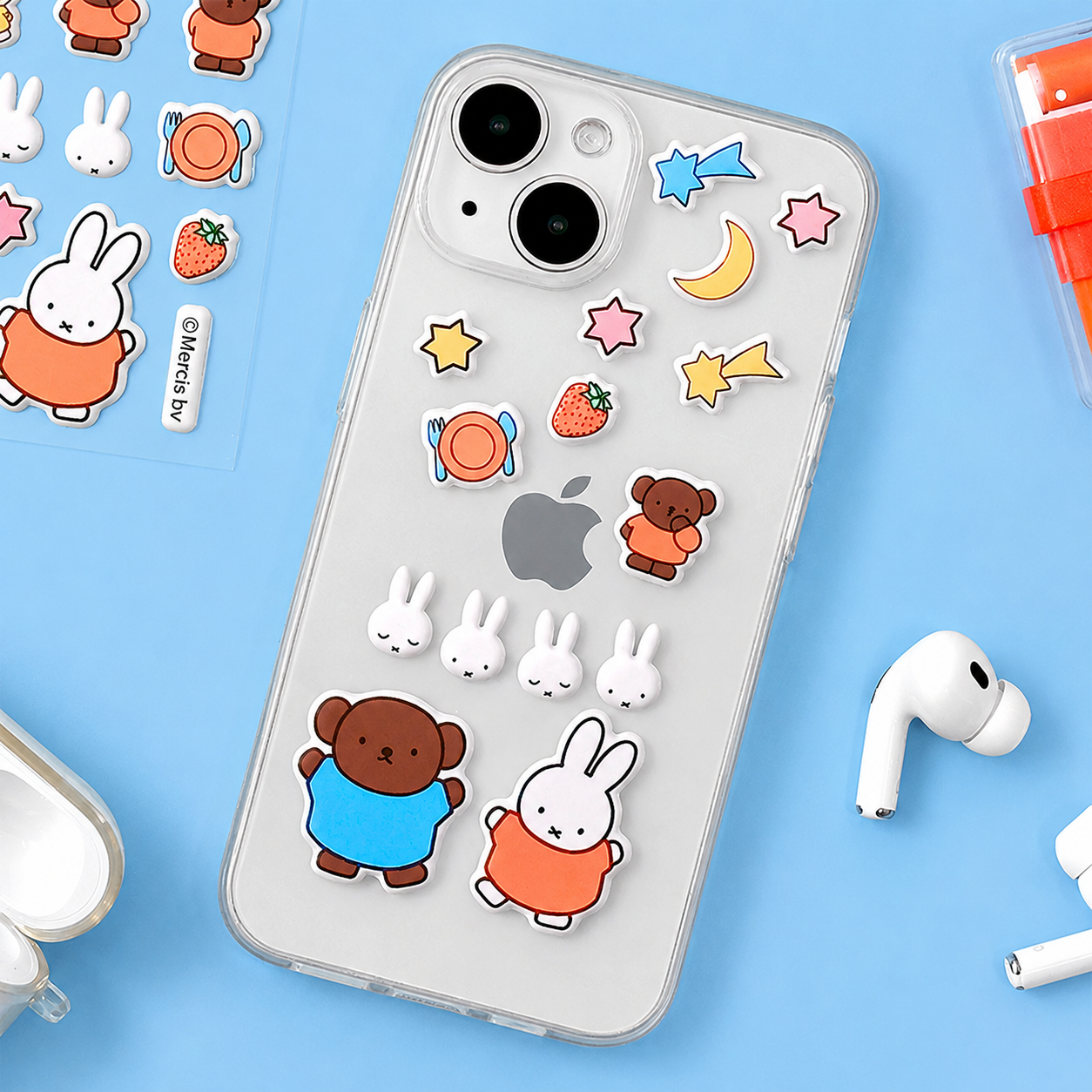 Miffy Cushion Stickers｜4 Varianter