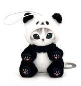 MofuSand Panda Kostume 11cm Plush Nøglering
