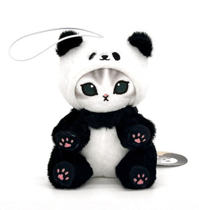 MofuSand Panda Kostume 11cm Plush Nøglering