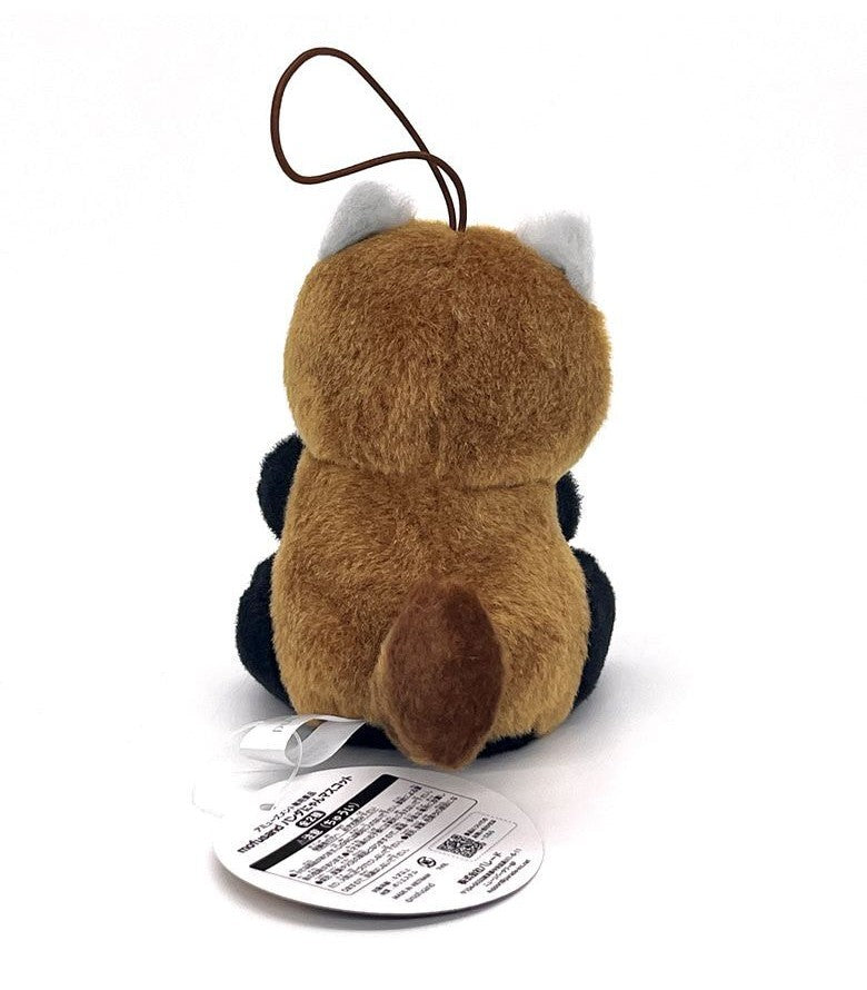 MofuSand Rød Panda Kostume 11cm Plush Nøglering