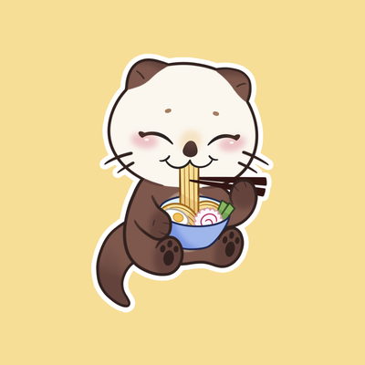 Odder Sticker: 'Ramen'