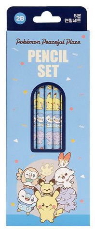 Pokémon Blyant Sæt 5 stk.｜4 Varianter