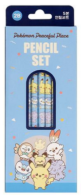 Pokémon Blyant Sæt 5 stk.｜4 Varianter