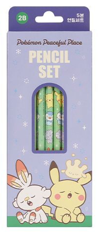 Pokémon Blyant Sæt 5 stk.｜4 Varianter