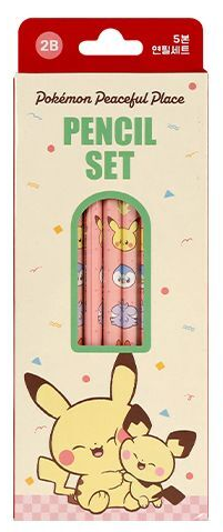 Pokémon Blyant Sæt 5 stk.｜4 Varianter