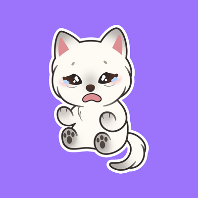 Polarræv Sticker: 'Art Block'